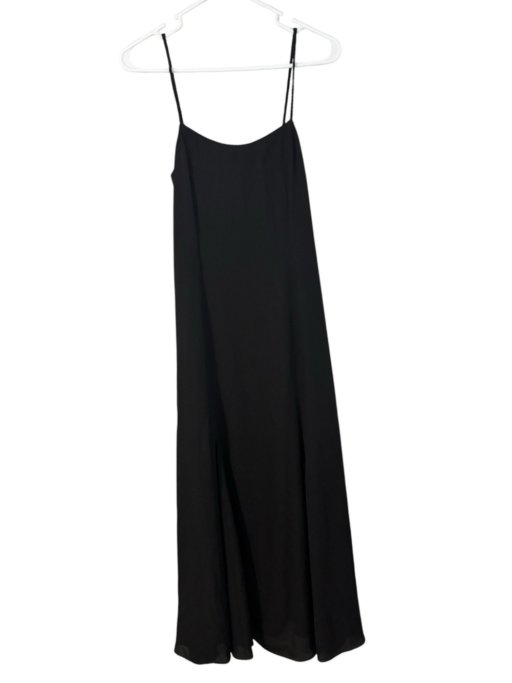 Theory spaghetti stral square neck maxi dress